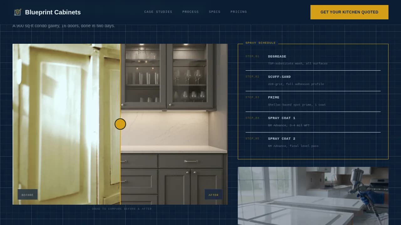 Advanced Kitchen Renovation Professional Website Template