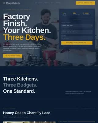 Advanced Kitchen Renovation Professional Website Template