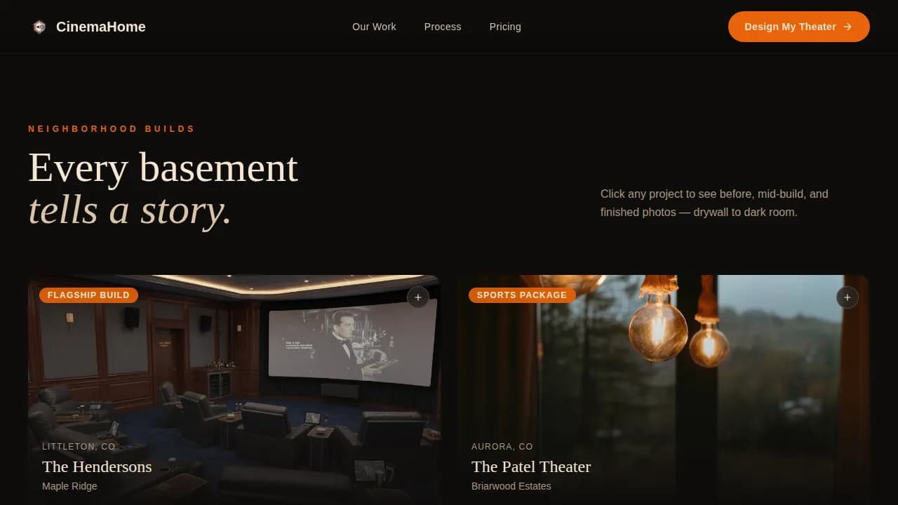 Specialty Construction Appointment Booking Website Template
