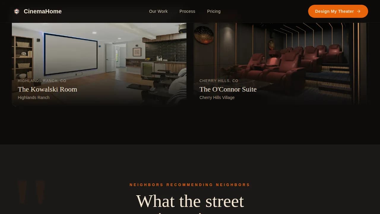 Specialty Construction Appointment Booking Website Template