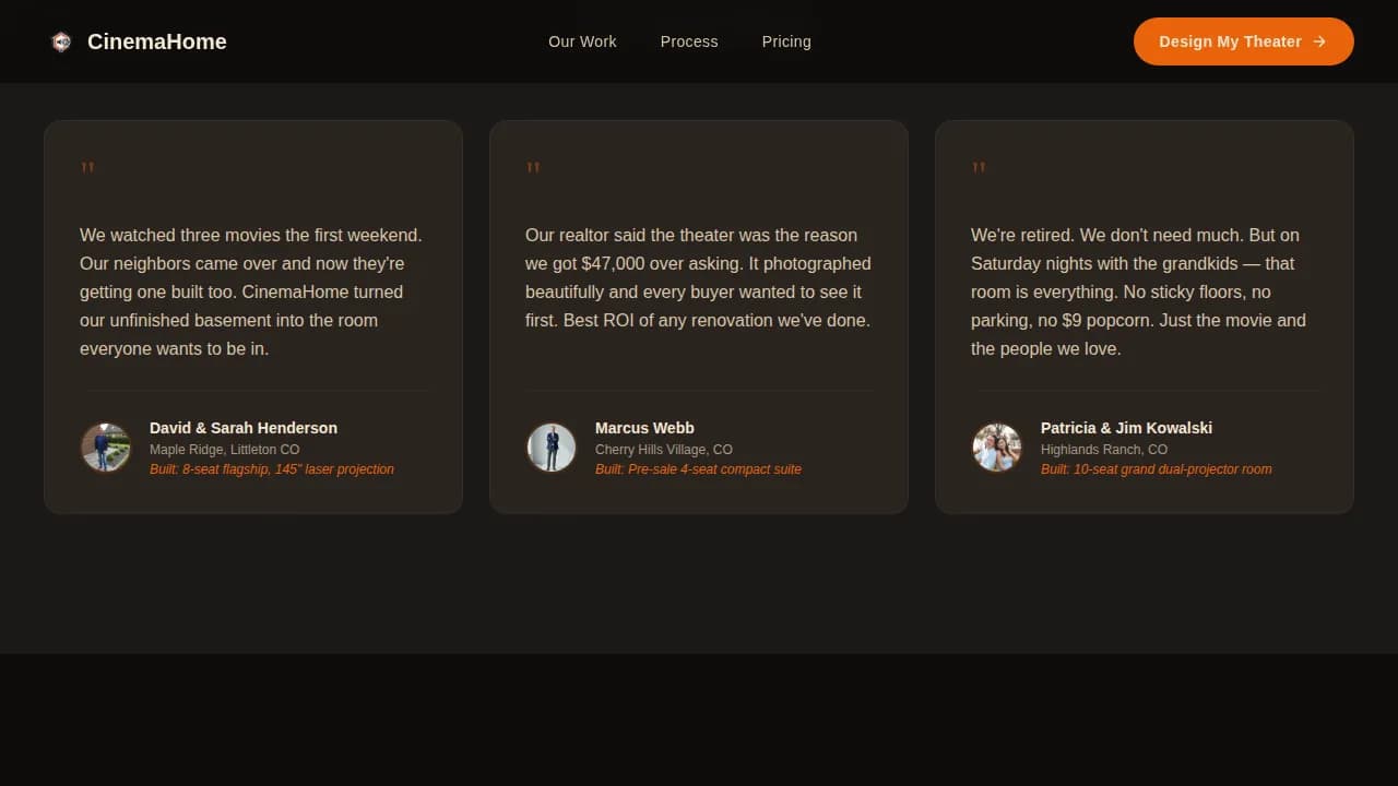 Specialty Construction Appointment Booking Website Template