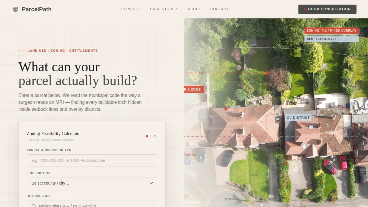 Land & Agricultural Real Estate Booking Website Template