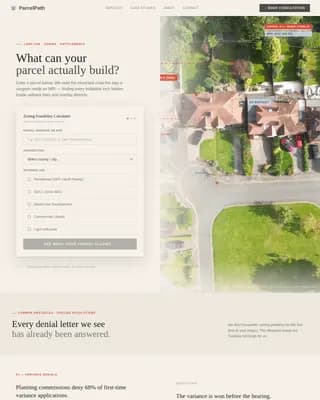 Land & Agricultural Real Estate Booking Website Template