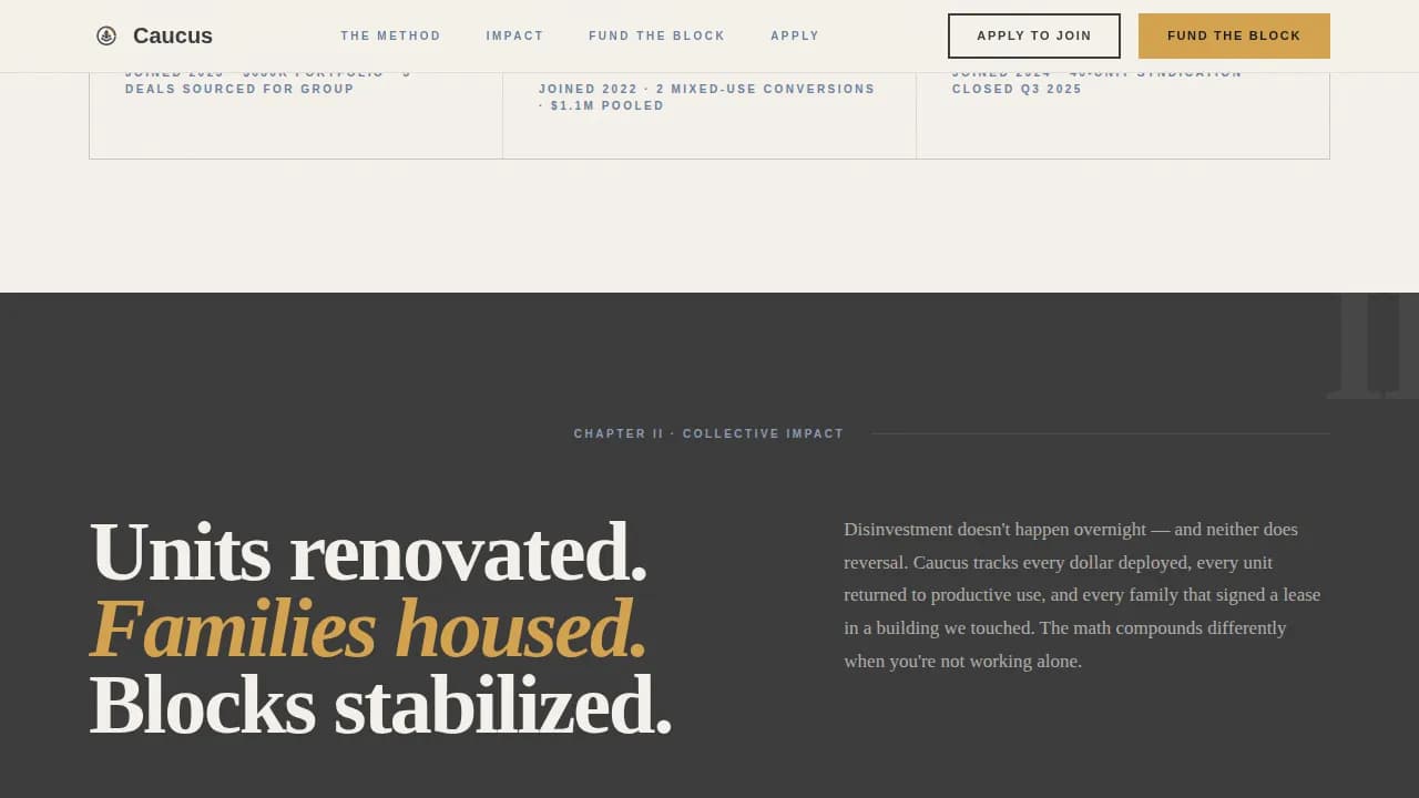 Real Estate Investors Community Blog Website Template
