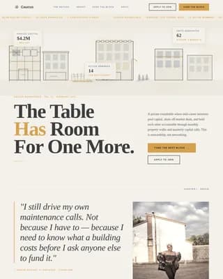 Real Estate Investors Community Blog Website Template