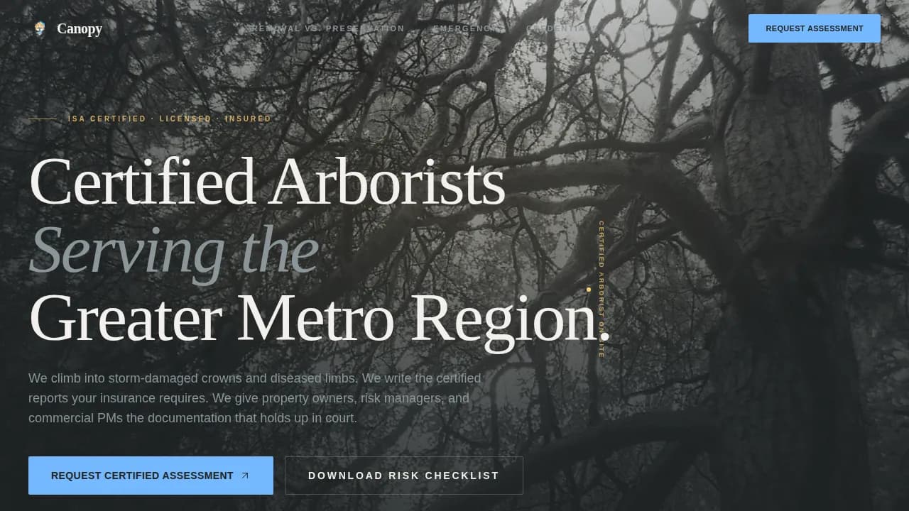 Arborist Comparison Website Template