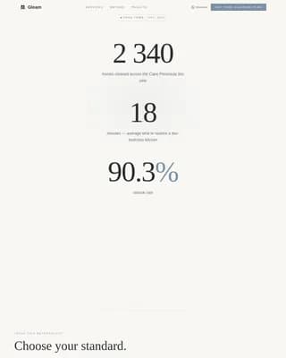 Gleam — Premium Cleaning Comparison Landing Page Template