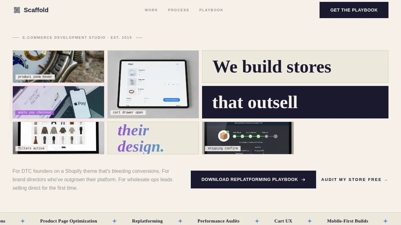 Build — Expert Ecommerce Development Landing Page Template