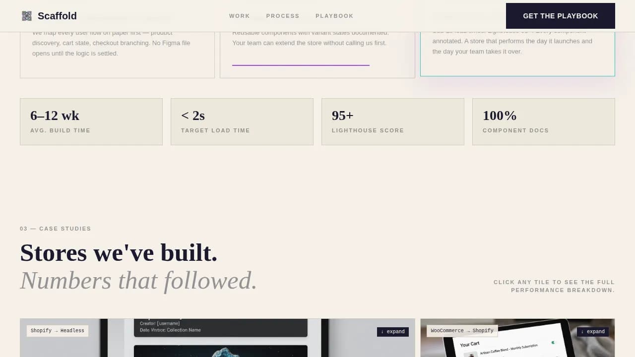 Build — Expert Ecommerce Development Landing Page Template