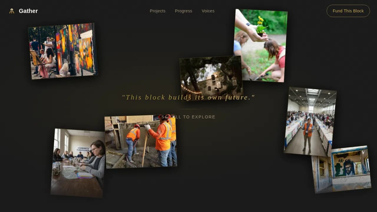 Certified Charity & Fundraiser Profile Professional Website Template