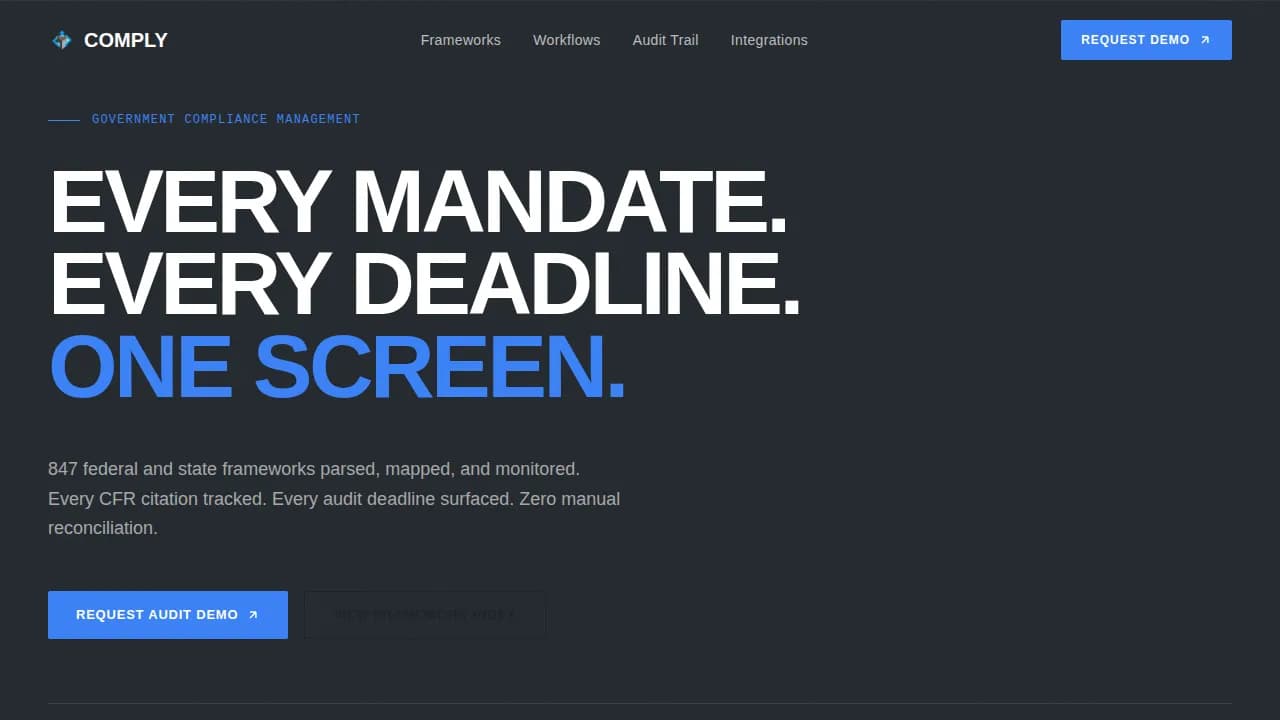 Expert Government Software Privacy Policy & Terms Website Template