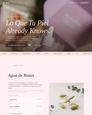 Radiate — Curated Latin Skincare Box Landing Page Template