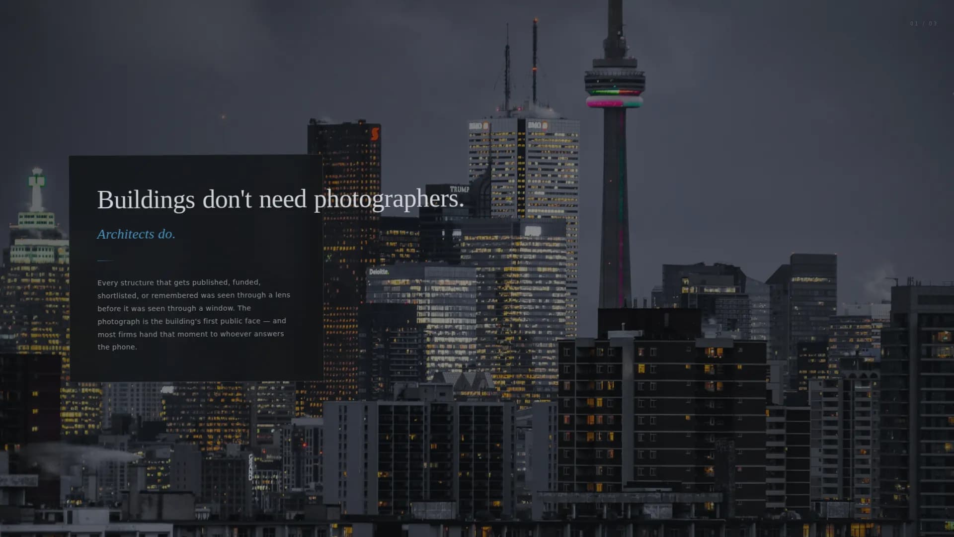 Specialist Photography Portfolio Pre-Launch & Coming Soon Website Template
