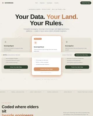 Indigenous-Owned Business Privacy Policy & Terms Website Template