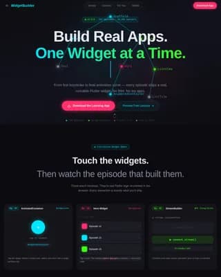 Build — Rapid App Development Landing Page Template