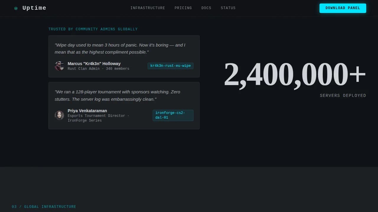 Specialist Cloud & DevOps Professional Website Template