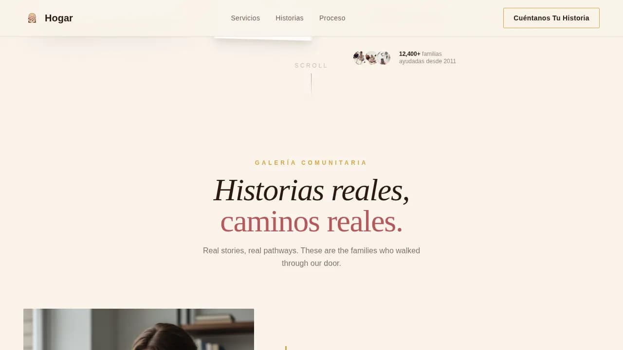 Specialist Latin American Community Portfolio & Case Study Website Template