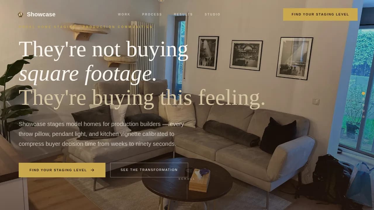 Advanced Home Staging & Decor Appointment Booking Website Template