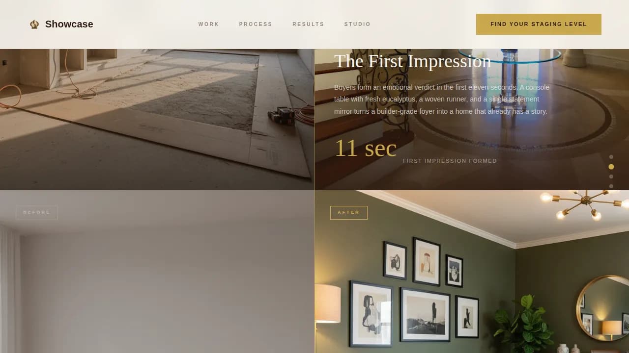 Advanced Home Staging & Decor Appointment Booking Website Template