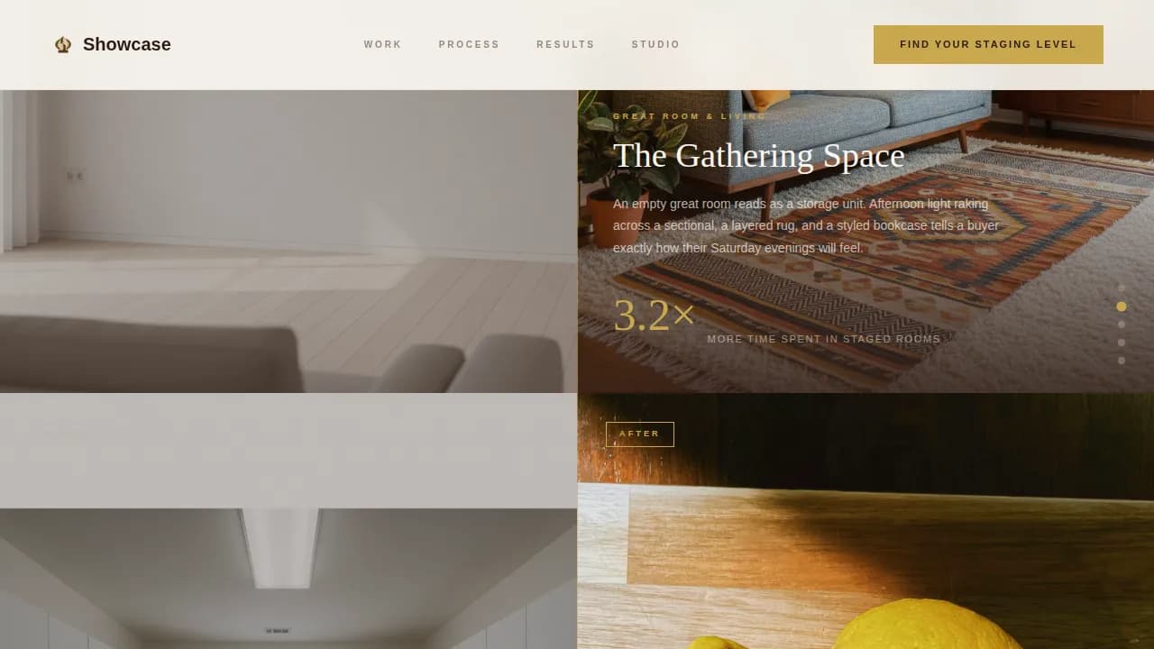 Advanced Home Staging & Decor Appointment Booking Website Template