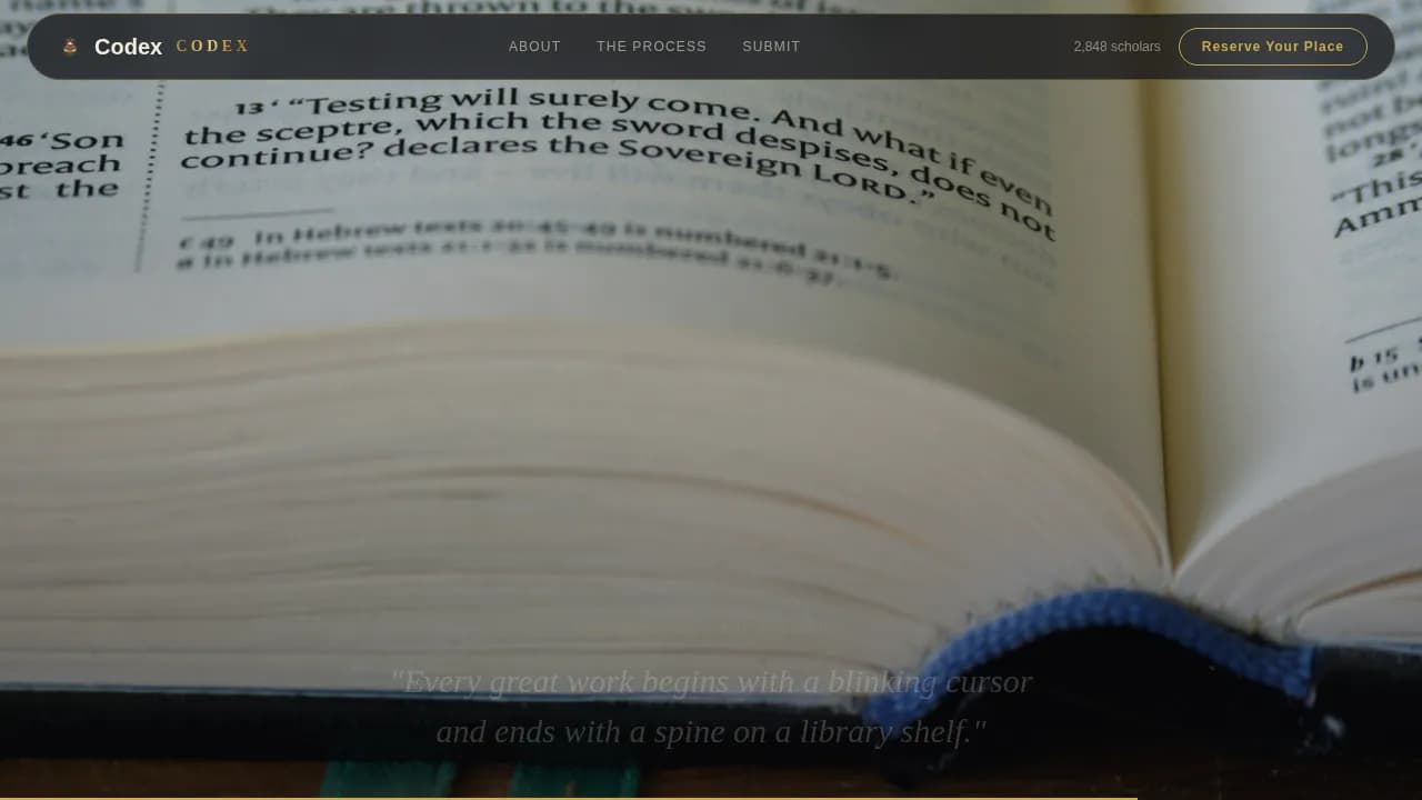 Local Publishing & Book Industry Pre-Launch & Coming Soon Website Template