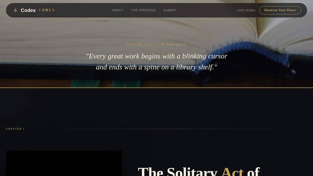 Local Publishing & Book Industry Pre-Launch & Coming Soon Website Template