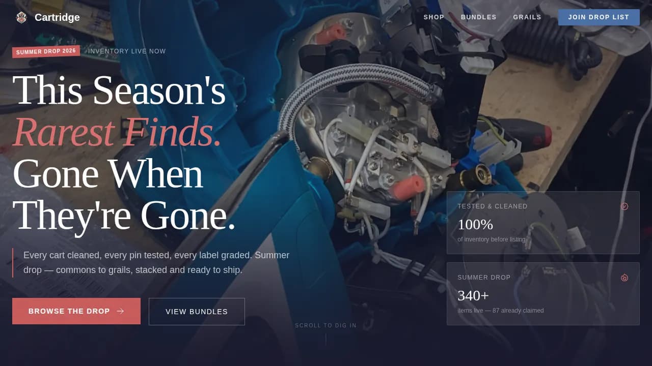 Hobby & Passion Supplies Professional Website Template