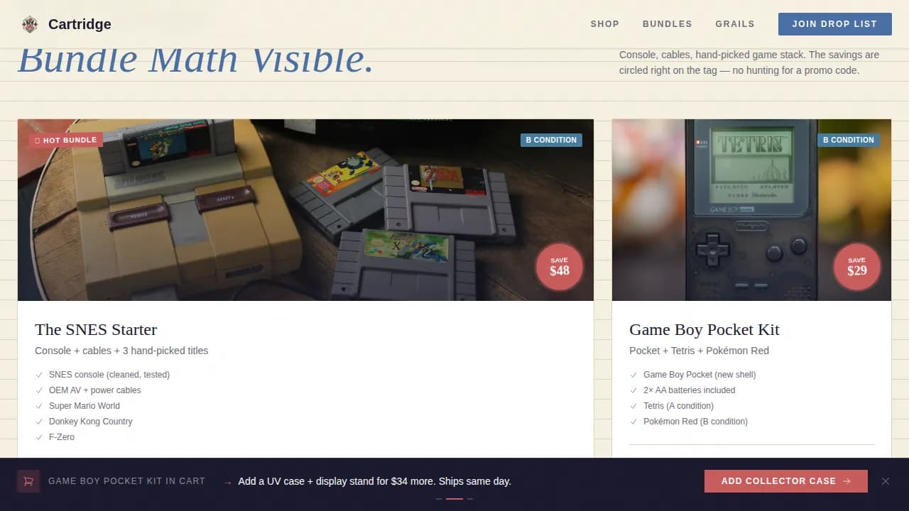 Hobby & Passion Supplies Professional Website Template