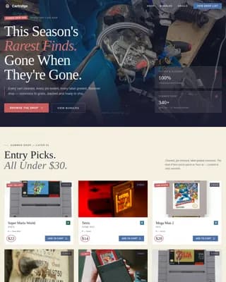Hobby & Passion Supplies Professional Website Template