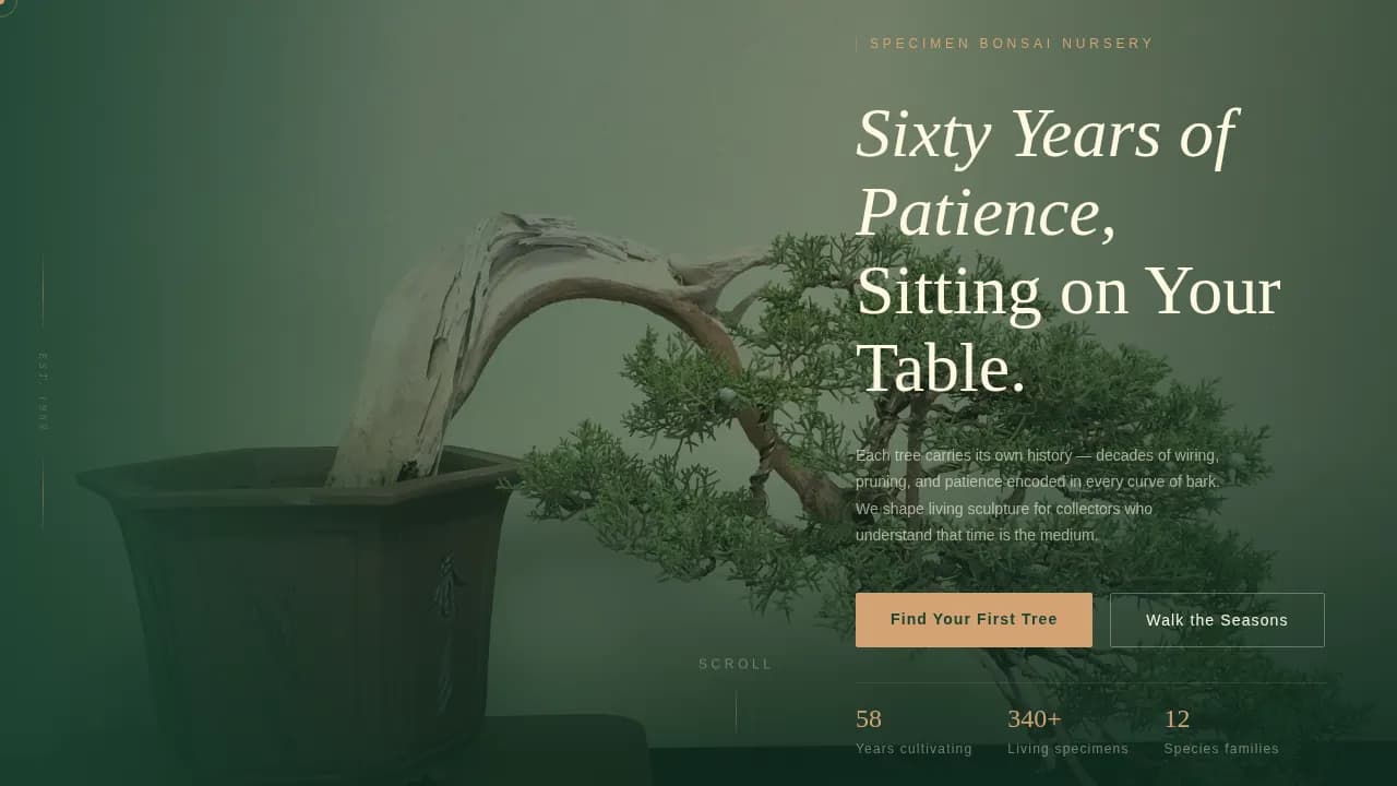 Nursery & Plant Farm Appointment Booking Website Template