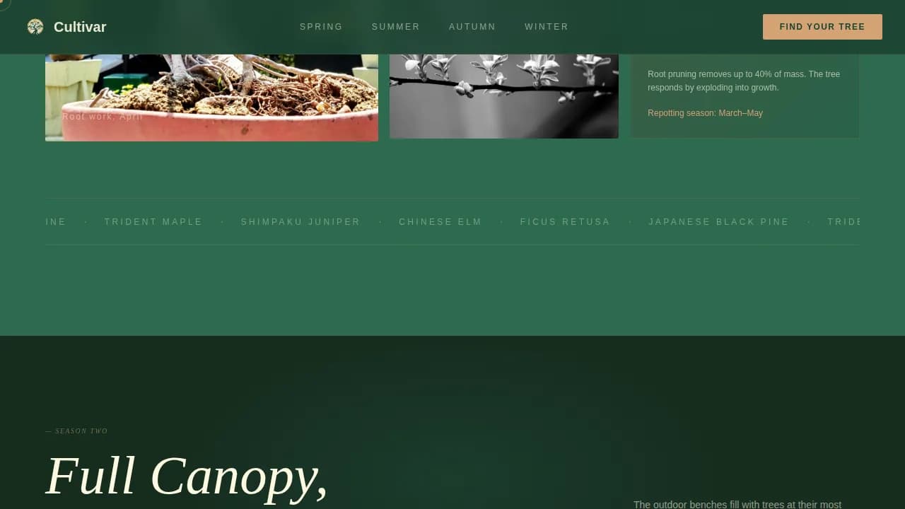 Nursery & Plant Farm Appointment Booking Website Template