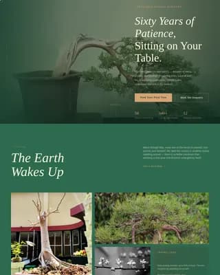 Nursery & Plant Farm Appointment Booking Website Template