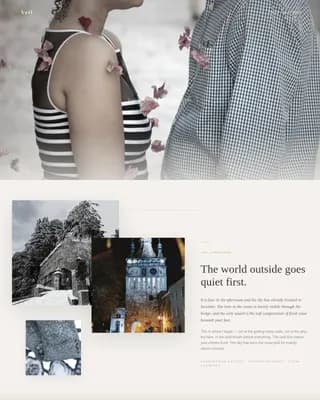 Winter Wedding Booking Website Template