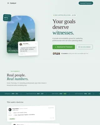 Marketing Professionals Community Professional Website Template