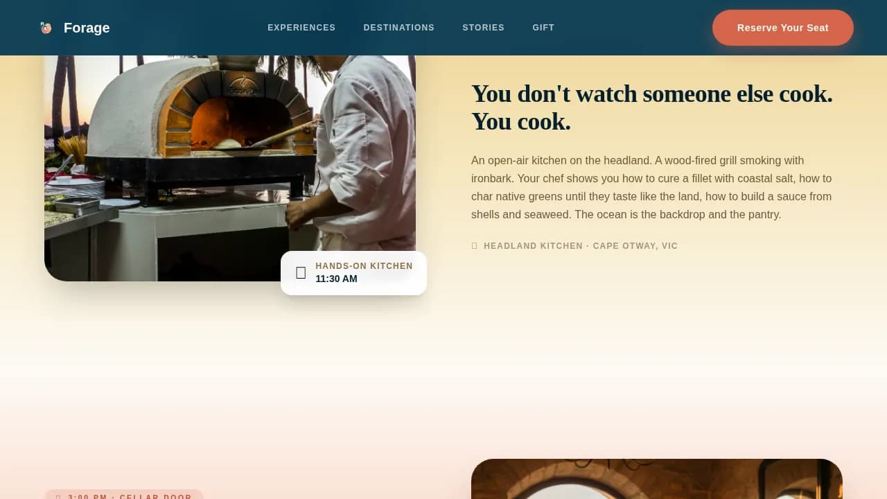 Australia Travel Booking Website Template