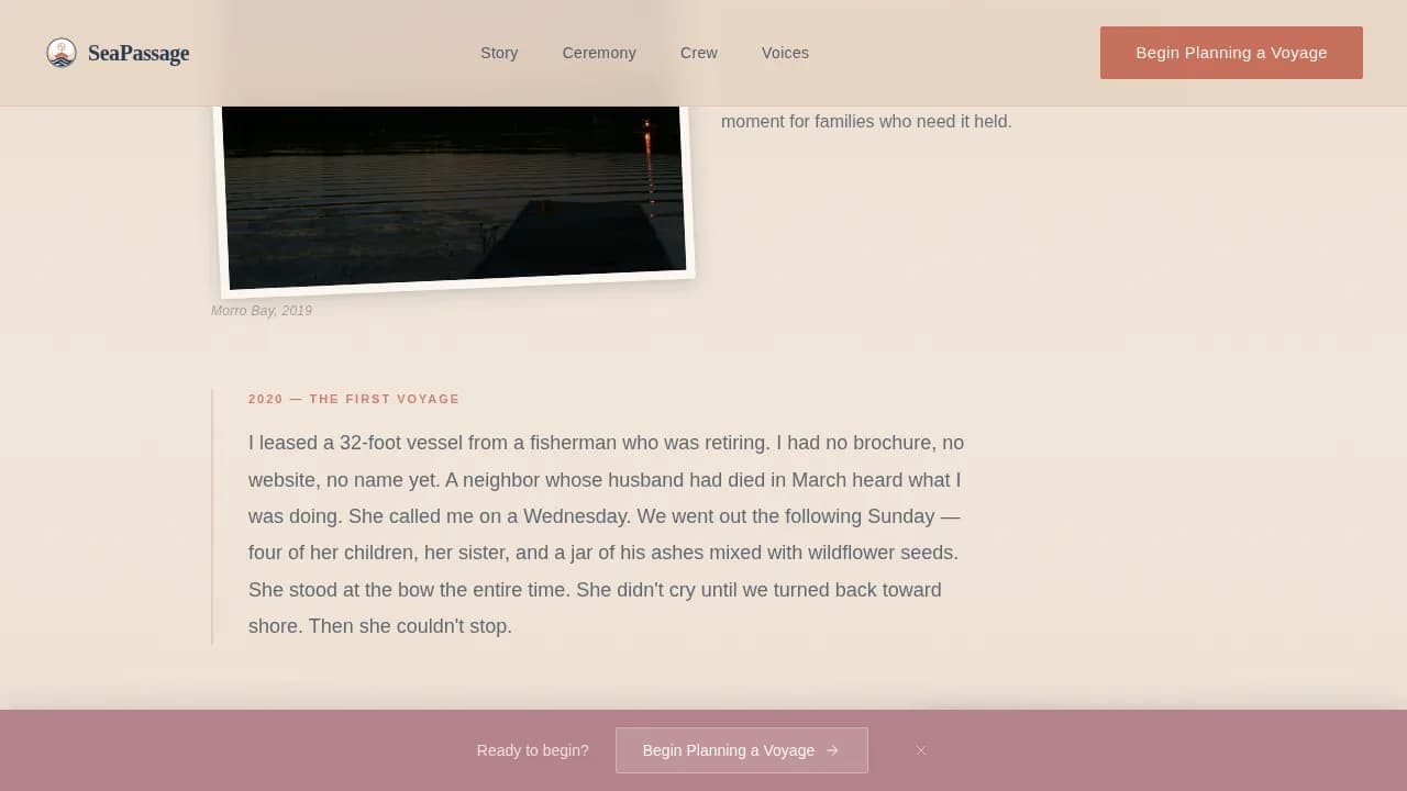 Cemetery & Burial Professional Website Template