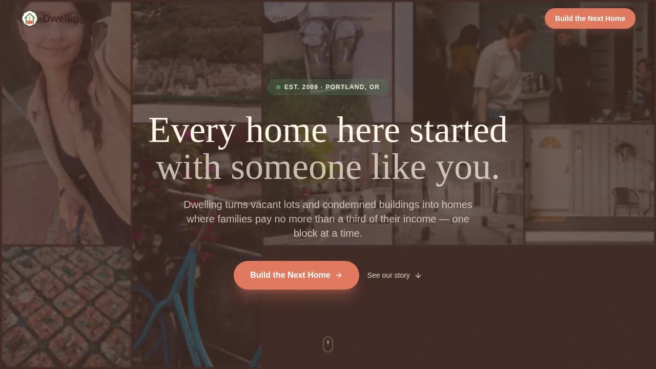 Housing & Homelessness Professional Website Template