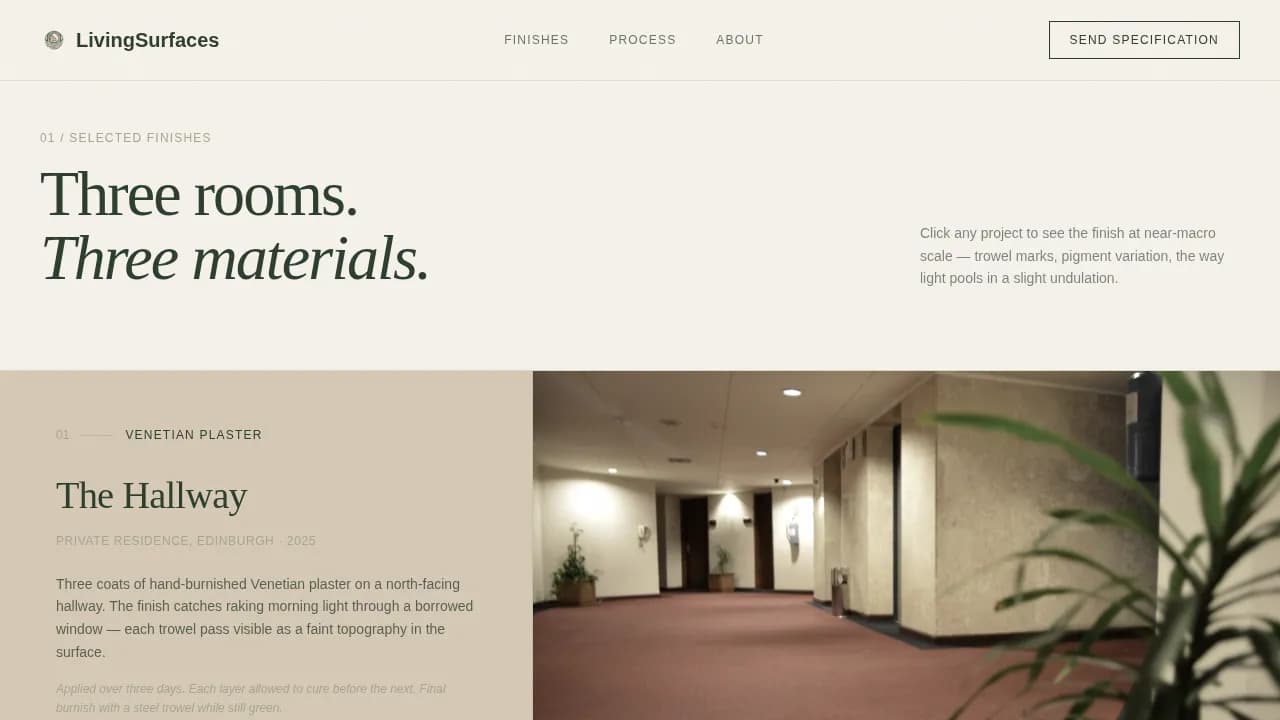Drywall & Plastering Professional Website Template