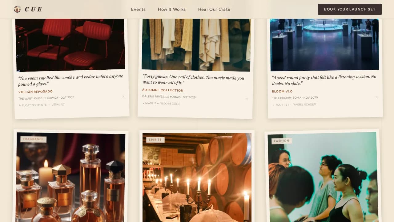 Product Launch Event Booking Website Template