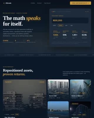 Mid-Rise Residential Real Estate Booking Website Template