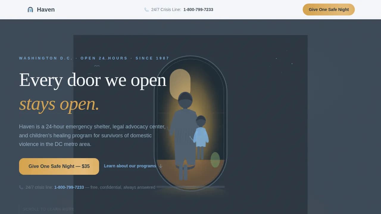 Housing & Homelessness Blog Website Template