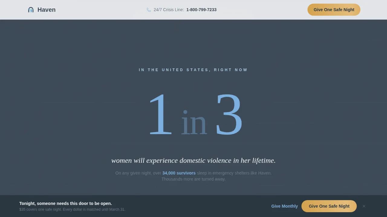 Housing & Homelessness Blog Website Template