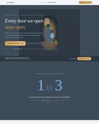 Housing & Homelessness Blog Website Template