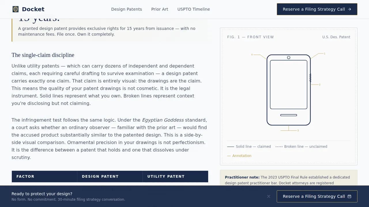 Intellectual Property Booking Website Template