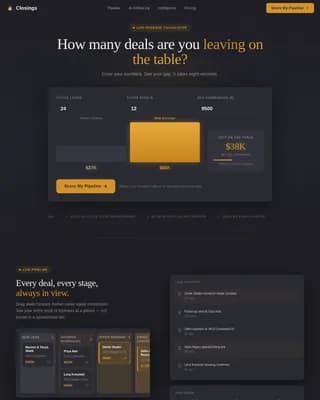 PropTech & Real Estate Software Cost Calculator Website Template