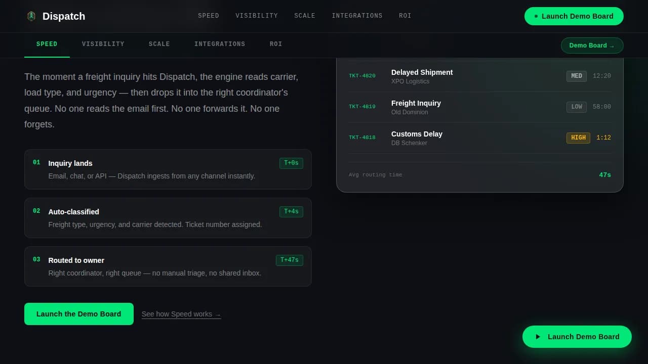 Logistics Software Professional Website Template