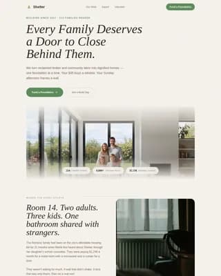 Affordable Housing Nonprofit Professional Website Template