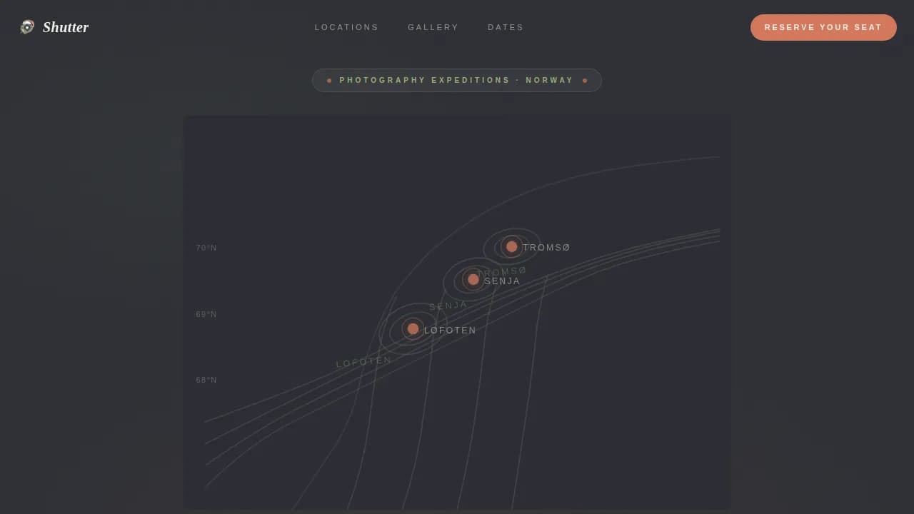 Norway Travel Booking Website Template