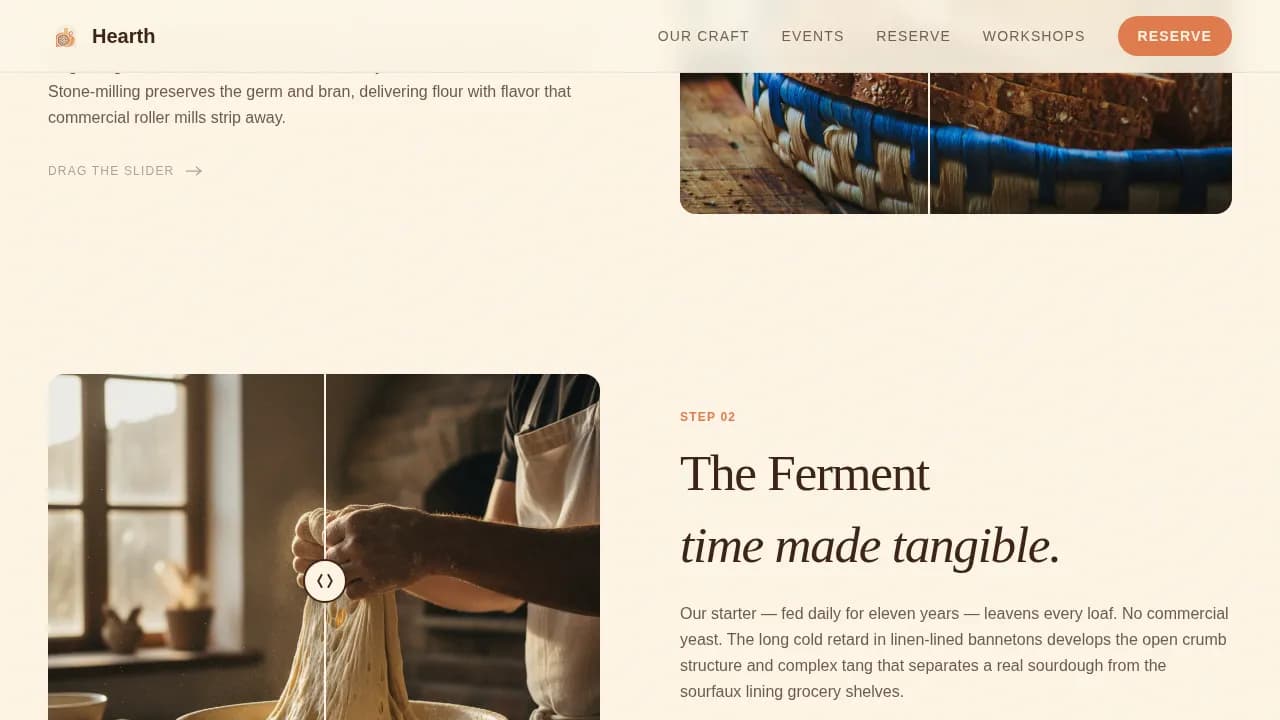 Organic Food & Dining Professional Website Template