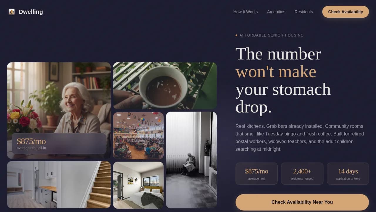 Senior Living & Retirement Professional Website Template
